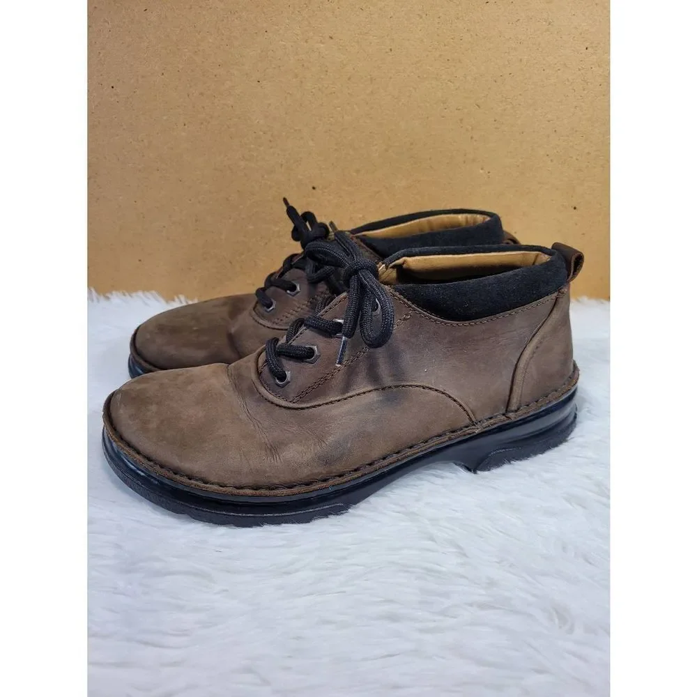 Birkenstock Footprints Chukka Brown Leather Boots- Size 40 EU/9-9.5 W/ 7-7.5 M
